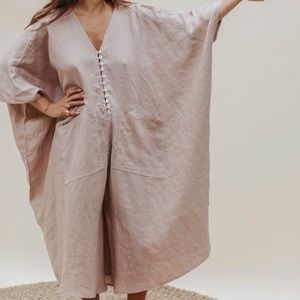 myrah penaloza 100% linen jumpsuit